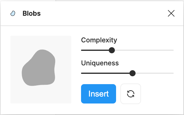 Figmaプラグイン：Blobs
